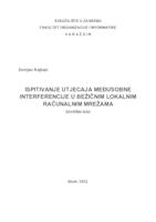 Poveznica na dokument Ispitivanje utjecaja međusobne interferencije u bežičnim lokalnim računalnim mrežama